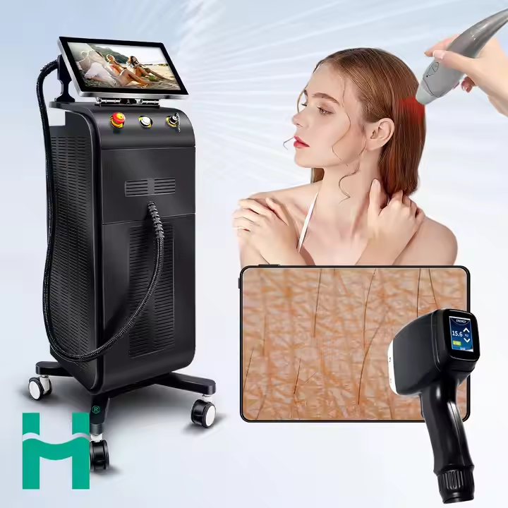 AI Analysis 4-Wavelength Laser Hair Removal Machine – Ice Titanium Laser Permanent Hair Removal