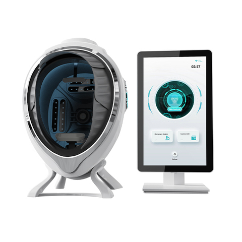 Newest Huamei Factory Large Screen Digital Facial Skin Imaging Analyzer
