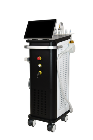 9 in 1 Diode Laser IPL ND YAG RF HIFU 980nm Ice Hammer Microneedle Multifunctional Beauty Machine